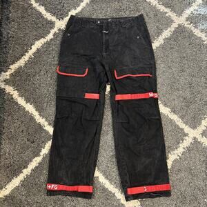 Marithe Francois Girbaud Shuttle Logo Taping Cargo Men’s Jeans Vintage Size 40